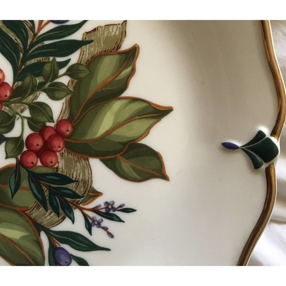 Princess House Cake Stand Winter Garden #1238 Cake Plate Footed - Picture 5 of 13